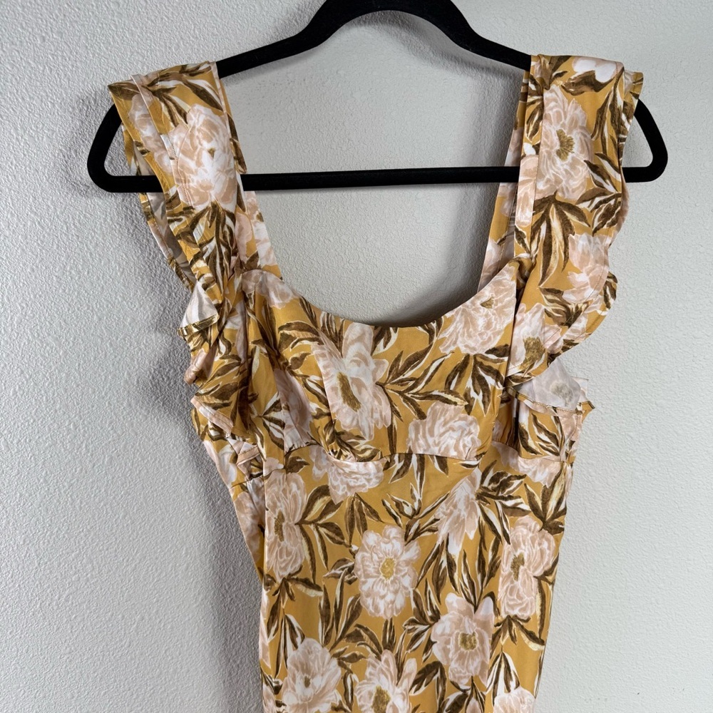 New Madewell Angelina Dress Chamomile Tea Yellow NWT Preppy Casual Women’s 6 - Picture 4 of 16